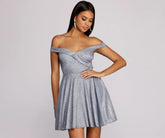 Gloria Glitter Mini Dress