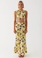 Taryn Cut Out Maxi Dress - Primrose