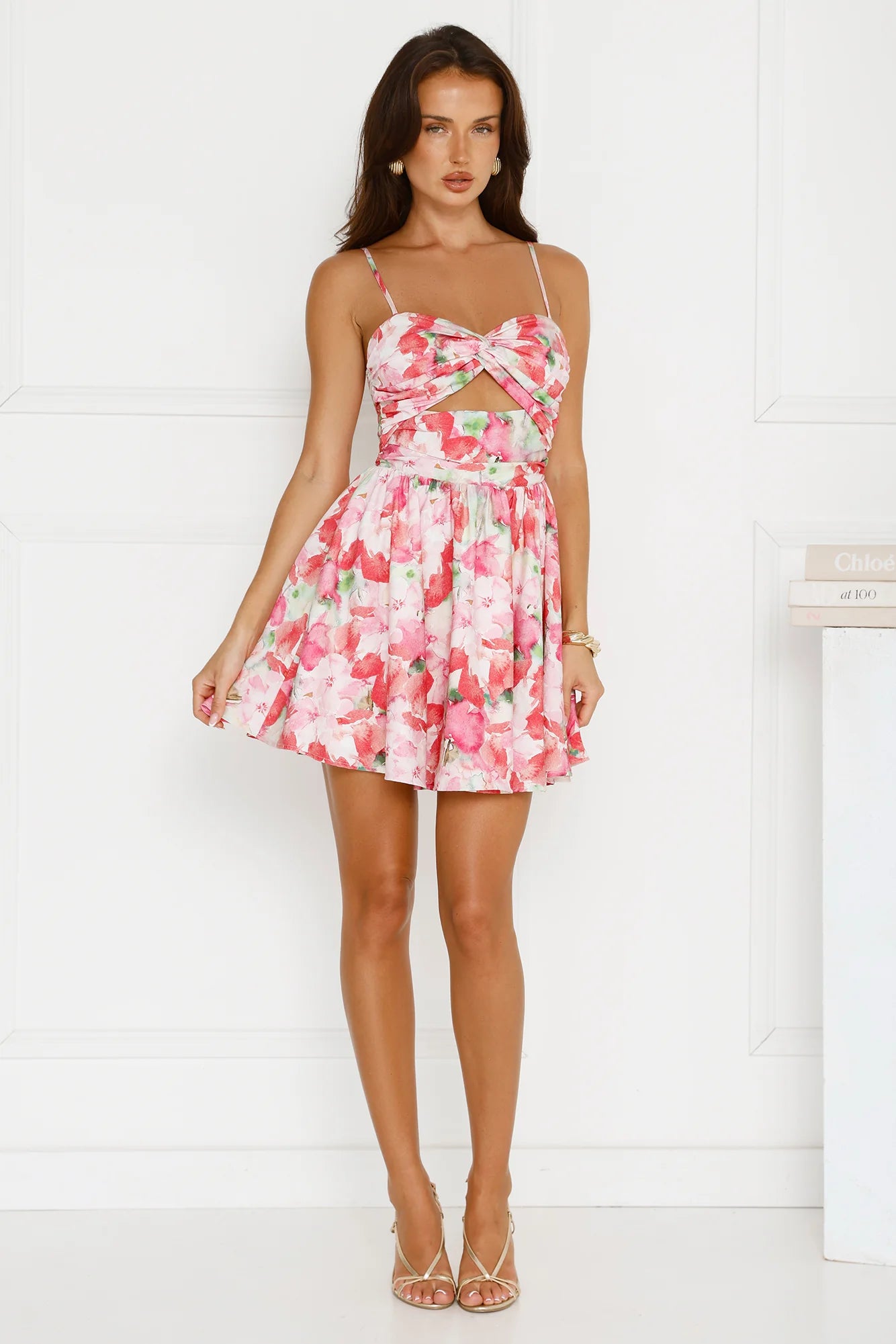 Shore Of Seashells Mini Dress Pink