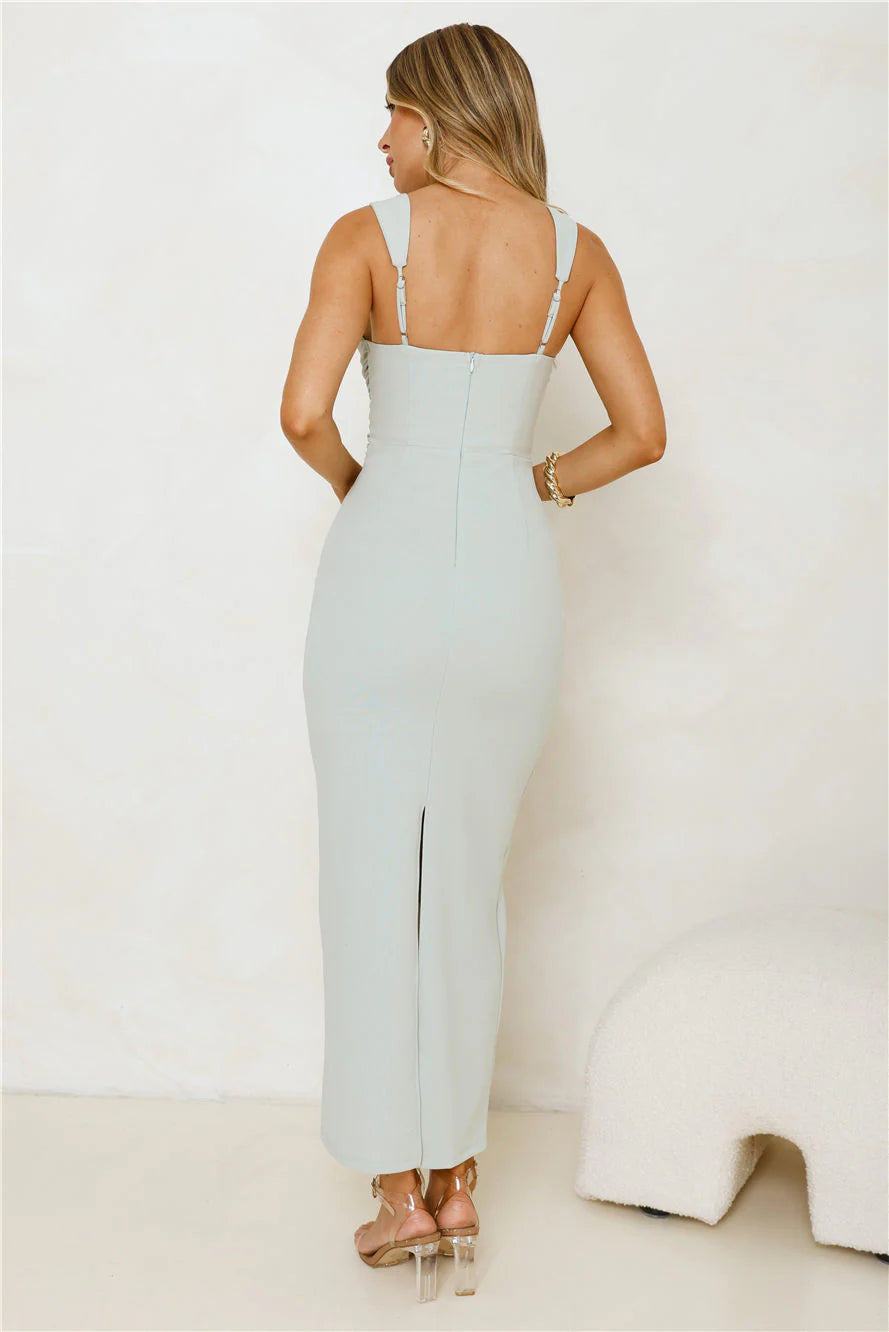 Garden Reverie Maxi Dress Sage